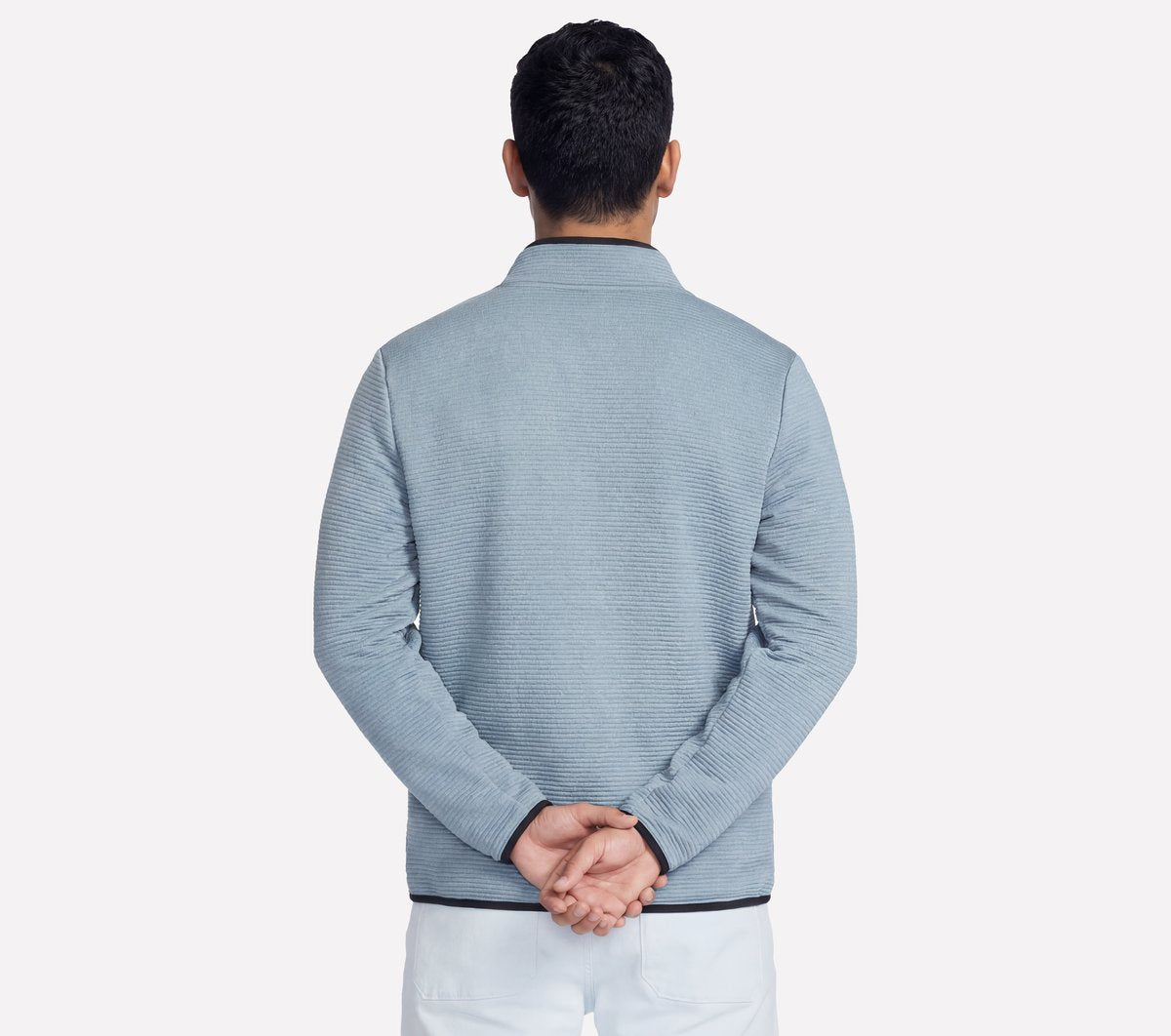 Men Skechers The Hoodless Hoodie Ottoman Jacket