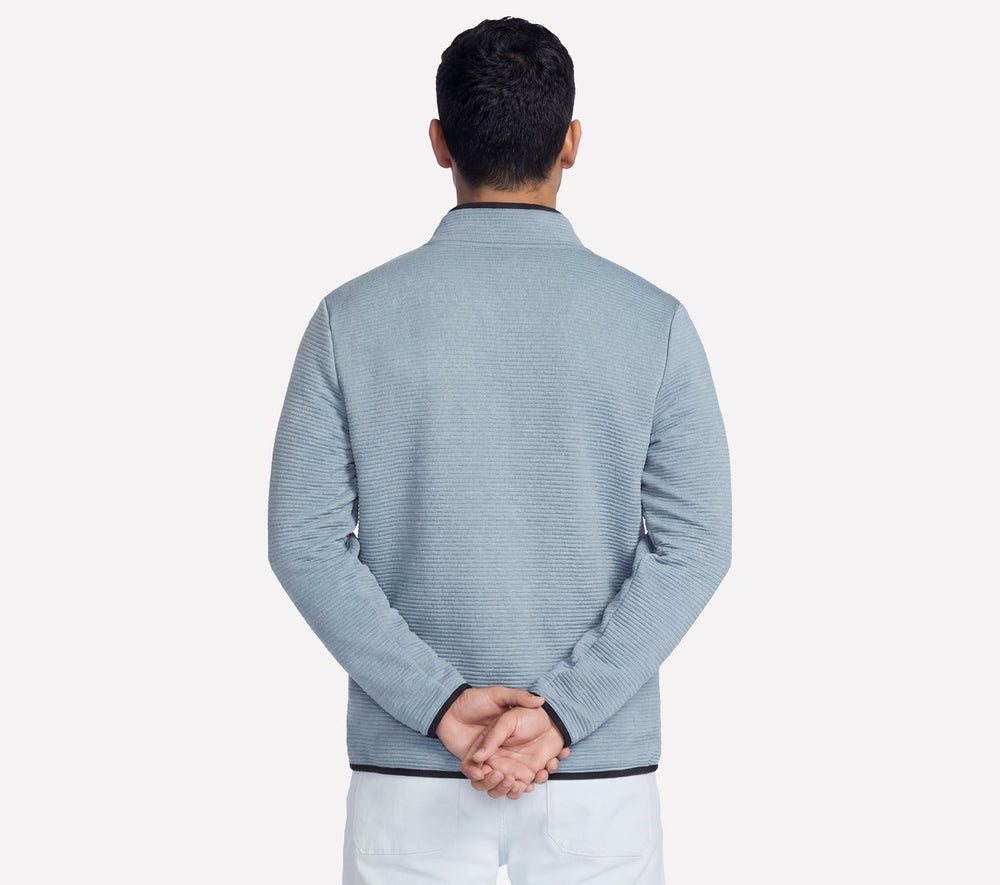 Men Skechers The Hoodless Hoodie Ottoman Jacket