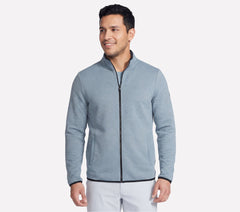 Men Skechers The Hoodless Hoodie Ottoman Jacket