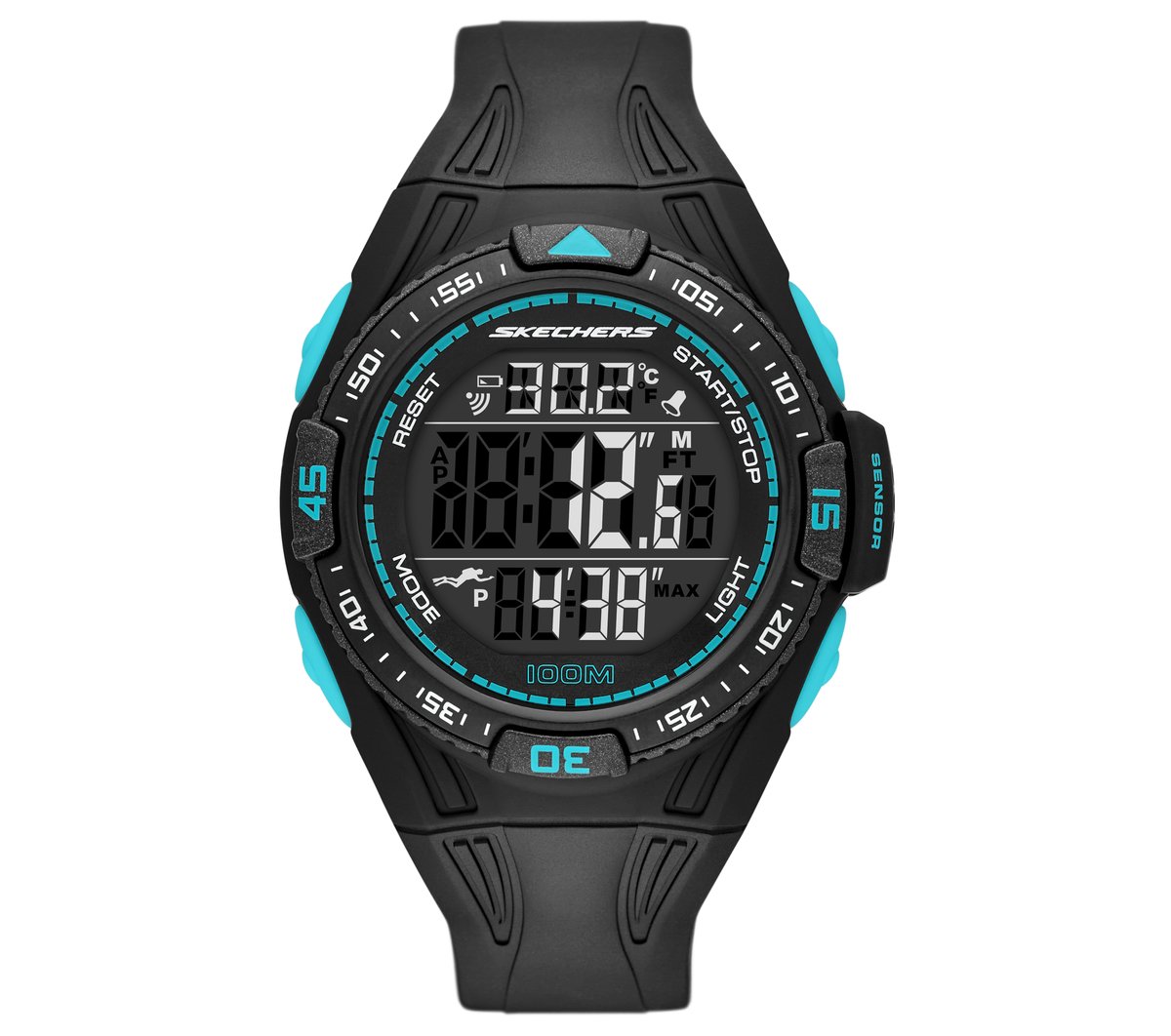 Men Skechers Digital Long Strap Watch