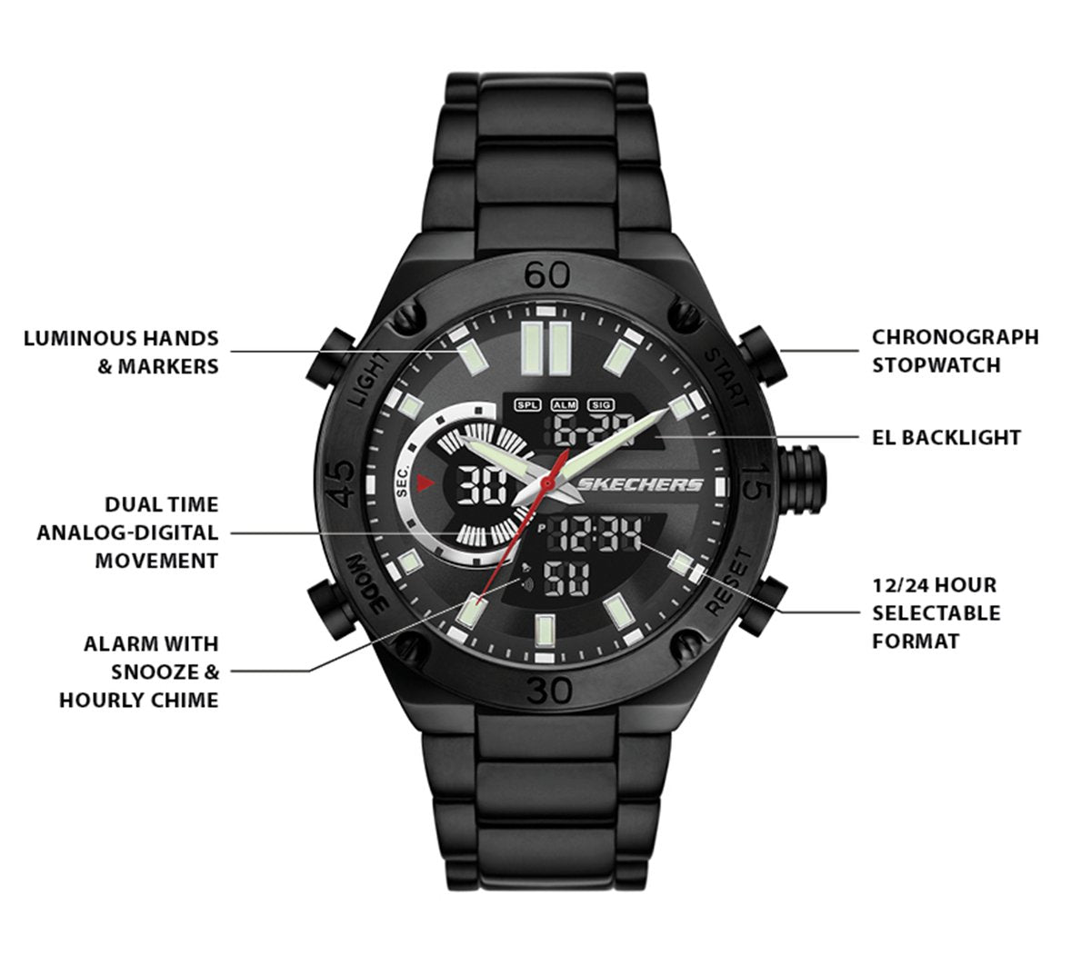 Men Skechers Analog Chrono Watch