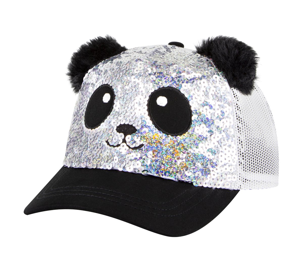 Kids Skechers Sequin Panda Hat