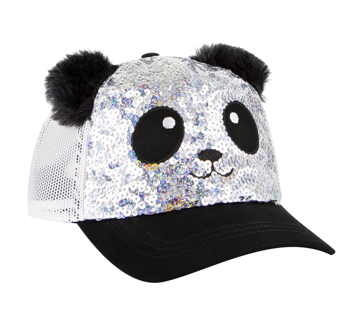 Kids Skechers Sequin Panda Hat
