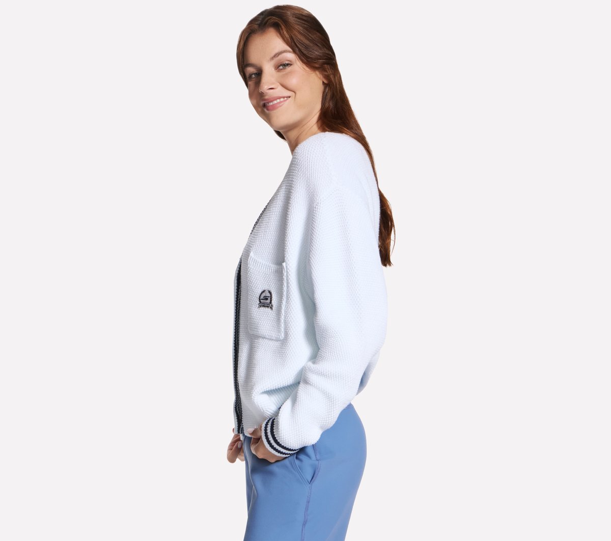 Women Skechers Court Classic Cardigan Sweater
