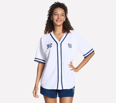 Women Skechers Street Baseball Jersey