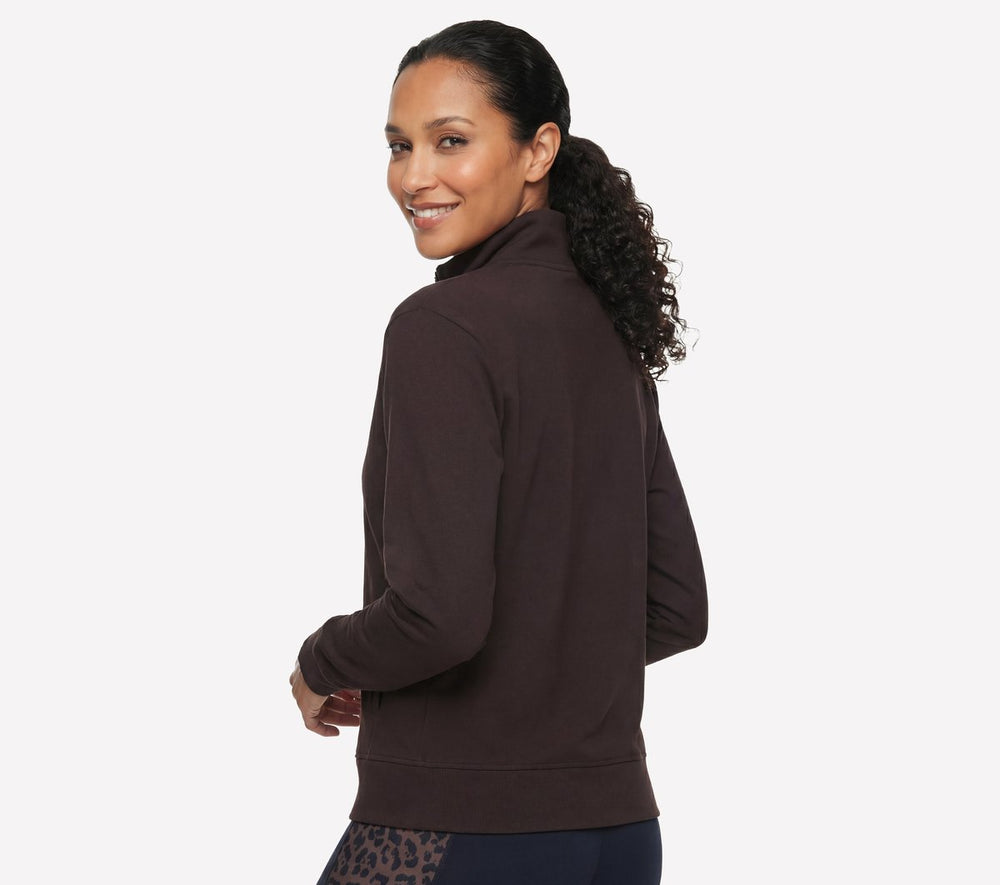 Women Skechers GO LUXE Rib 1/4 Zip