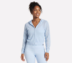 Women Skechers Shine Hooded Full Zip Jacket