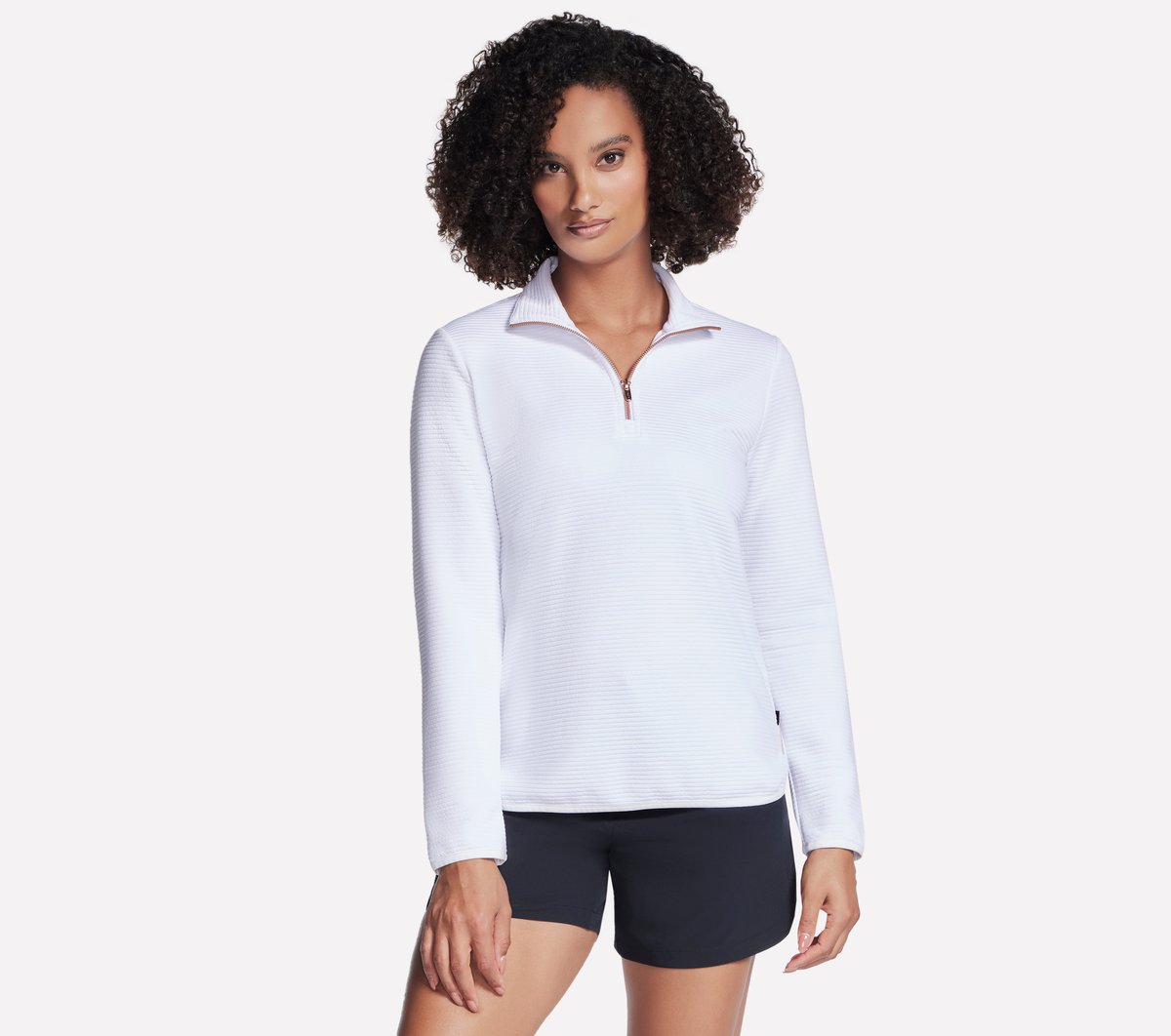Women Skechers Soft Knit Ottoman 1/4 Zip