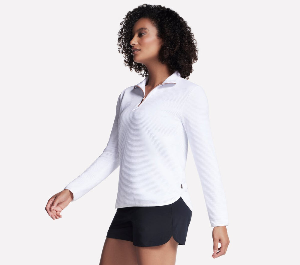 Women Skechers Soft Knit Ottoman 1/4 Zip