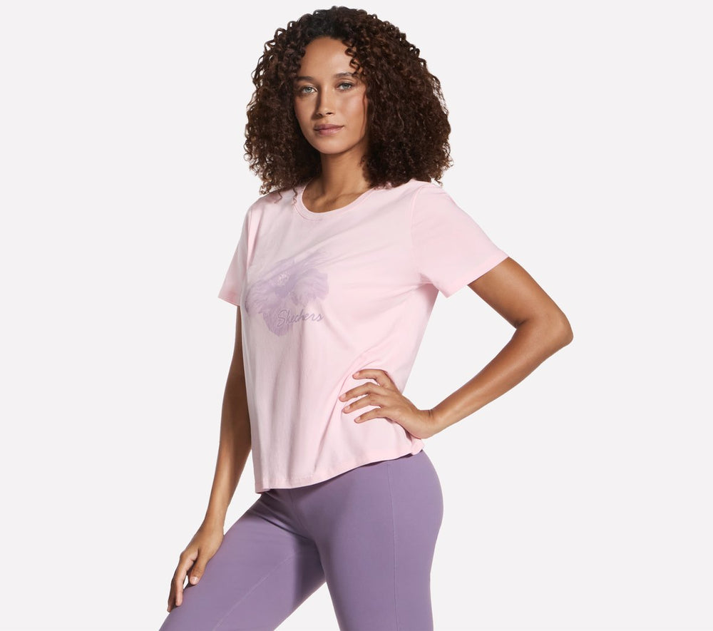 Women Skechers Hibiscus Short Sleeve Tee