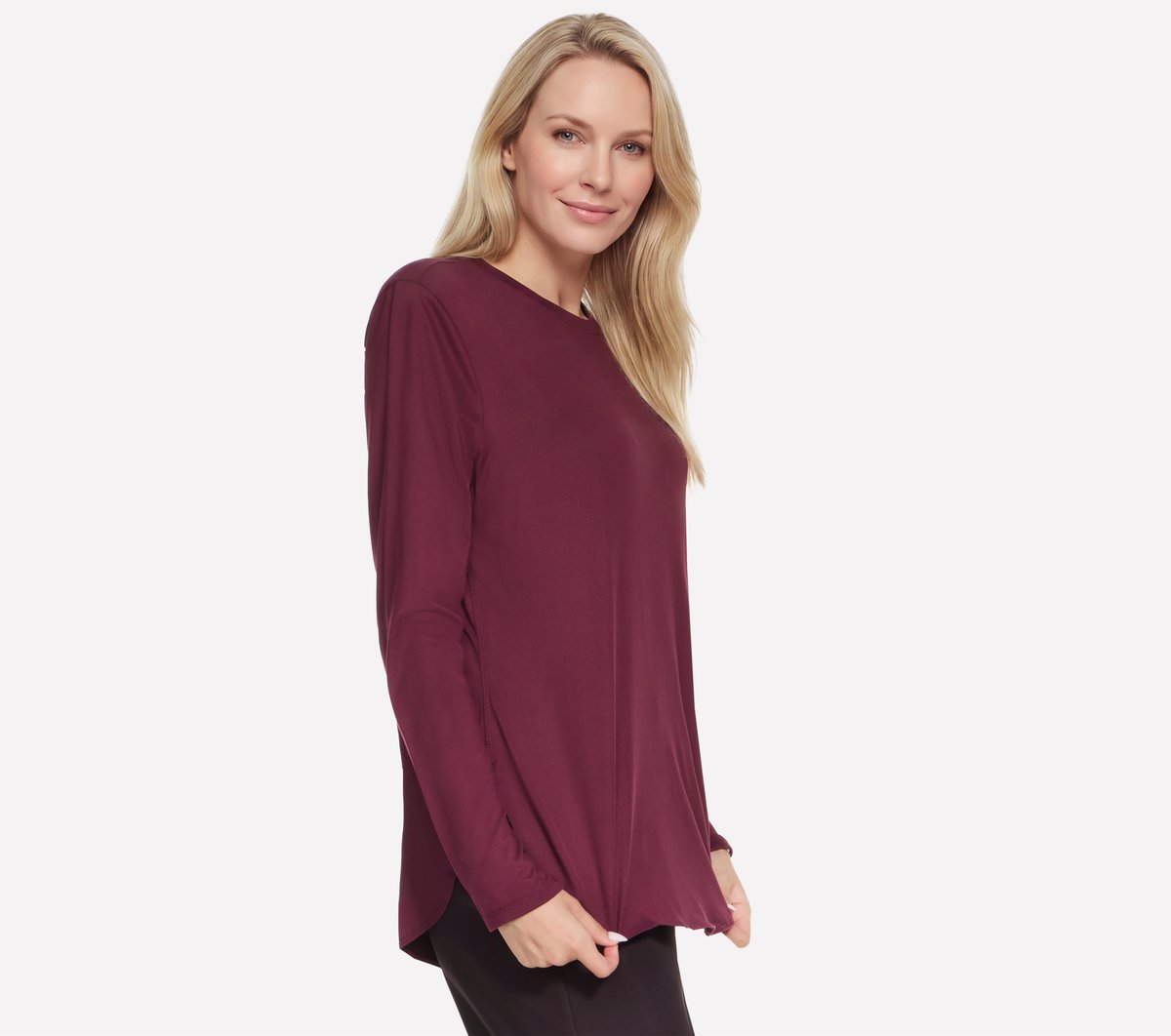 Women Skechers GO DRI Swift Long Sleeve Tunic Crew