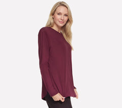 Women Skechers GO DRI Swift Long Sleeve Tunic Crew