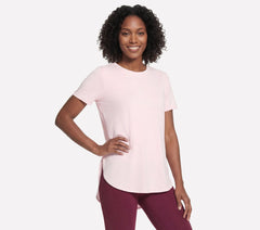 Women Skechers GO DRI Swift Stripe Tunic Tee