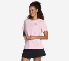 Women Skechers Court Classics Short Sleeve Tee