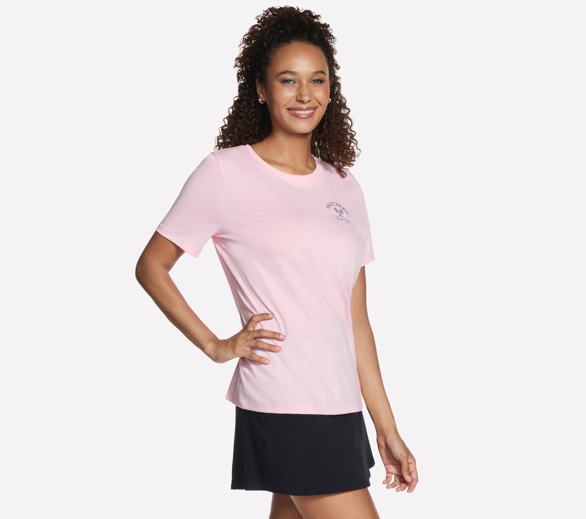 Women Skechers Court Classics Short Sleeve Tee