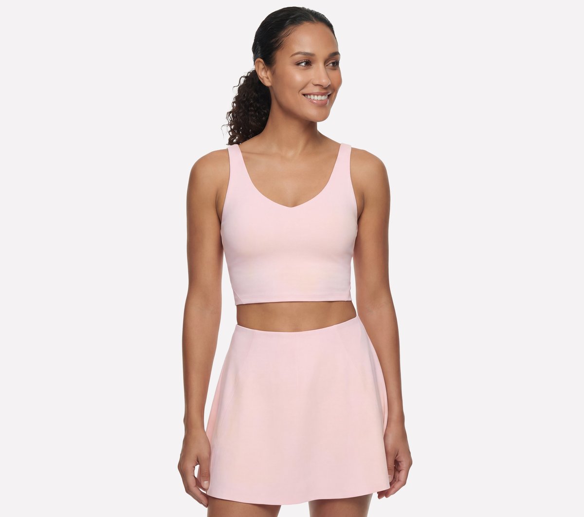 Women Skechers GO WALK Court Crop Tank