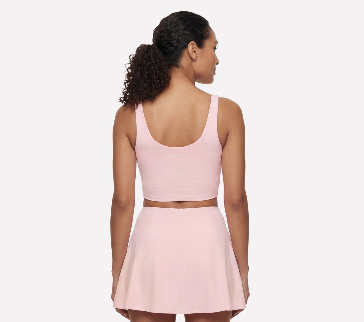 Women Skechers GO WALK Court Crop Tank