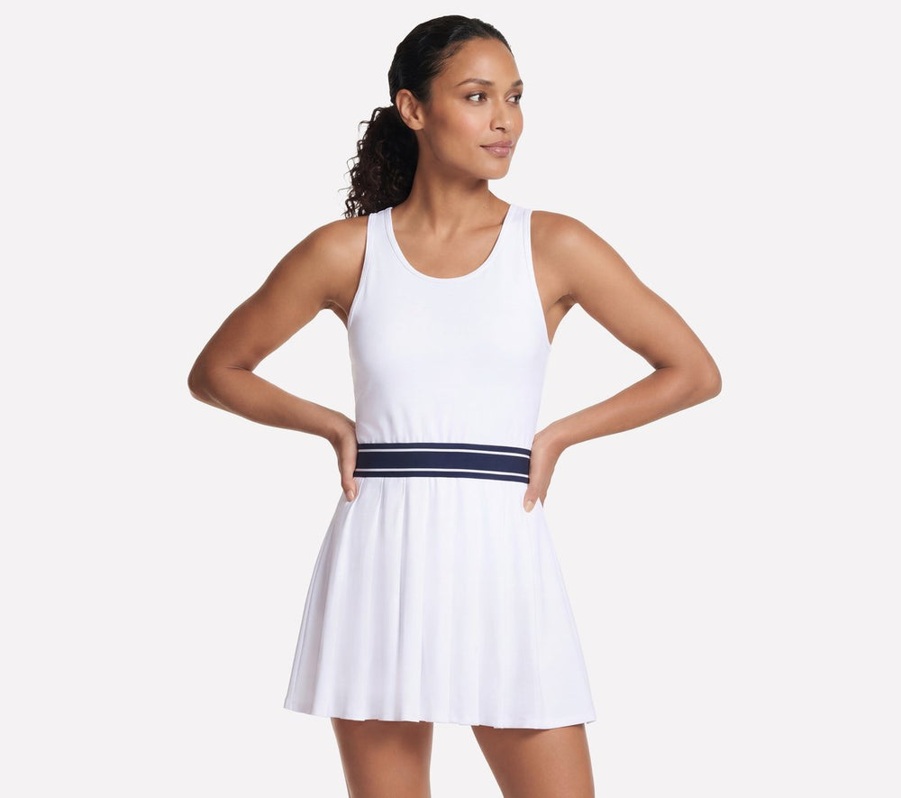 Women Skechers Court Pleated Dress