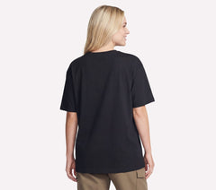 Women Skechers Gold Splatter Diamond Short Sleeve Tee