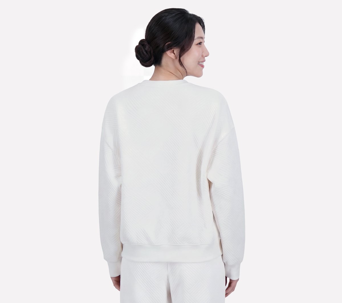 Women Skechers Downtown Cozy Fit Long Sleeve Crew
