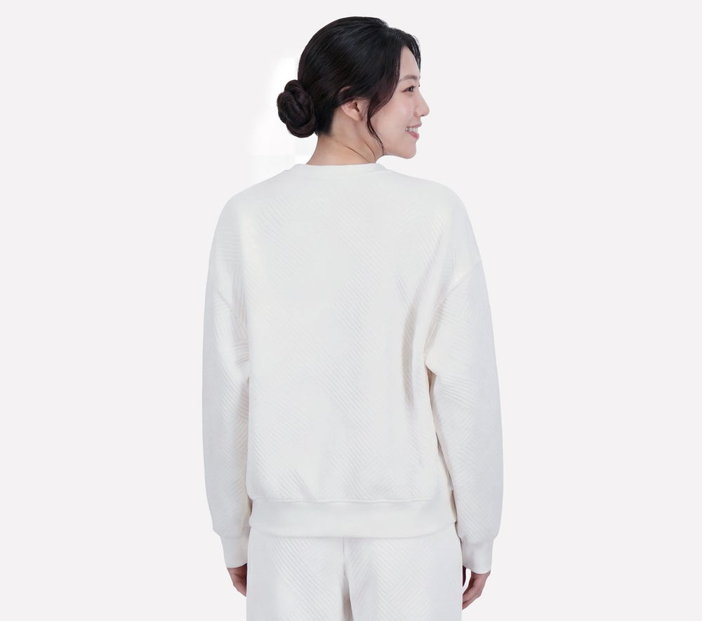 Women Skechers Downtown Cozy Fit Long Sleeve Crew
