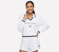Women Skechers Court Classic Polo Crew
