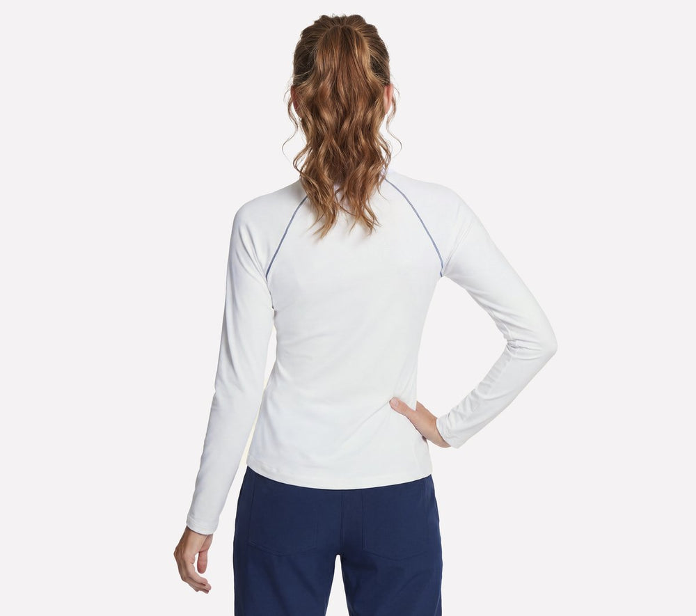 Women Skechers Fairway Long Sleeve 1/4 Zip