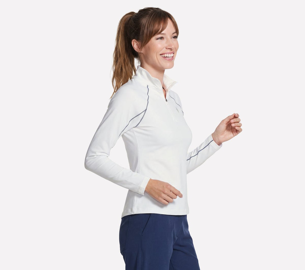 Women Skechers Fairway Long Sleeve 1/4 Zip