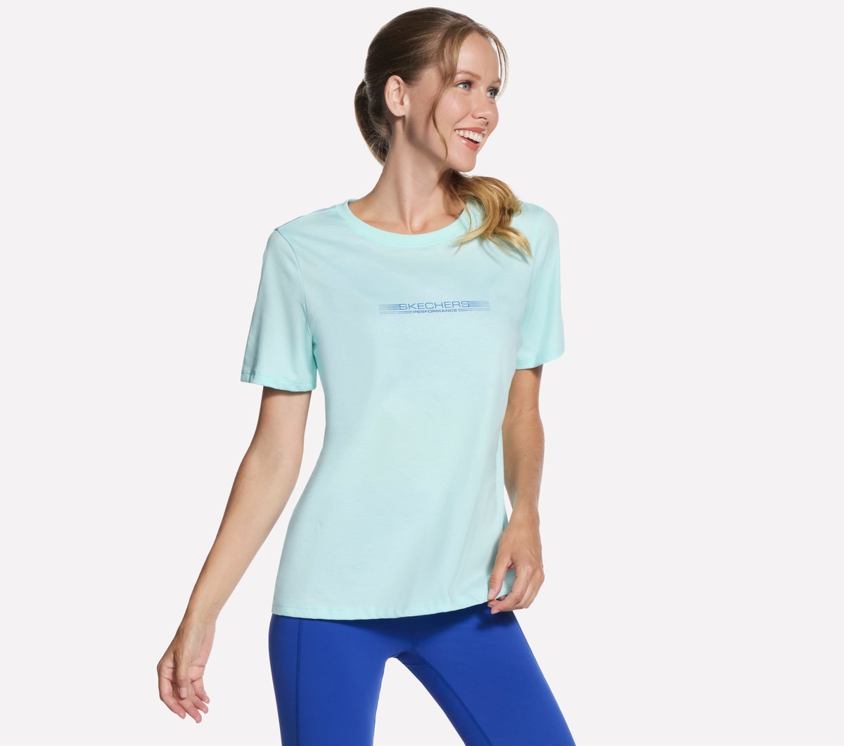 Women Skechers Performance Pace Short Sleeve Tee