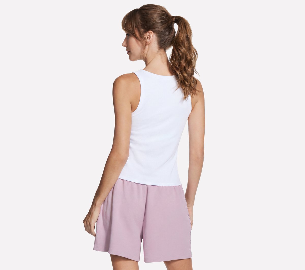Women Skechers GO WALK Luxe Rib Tank