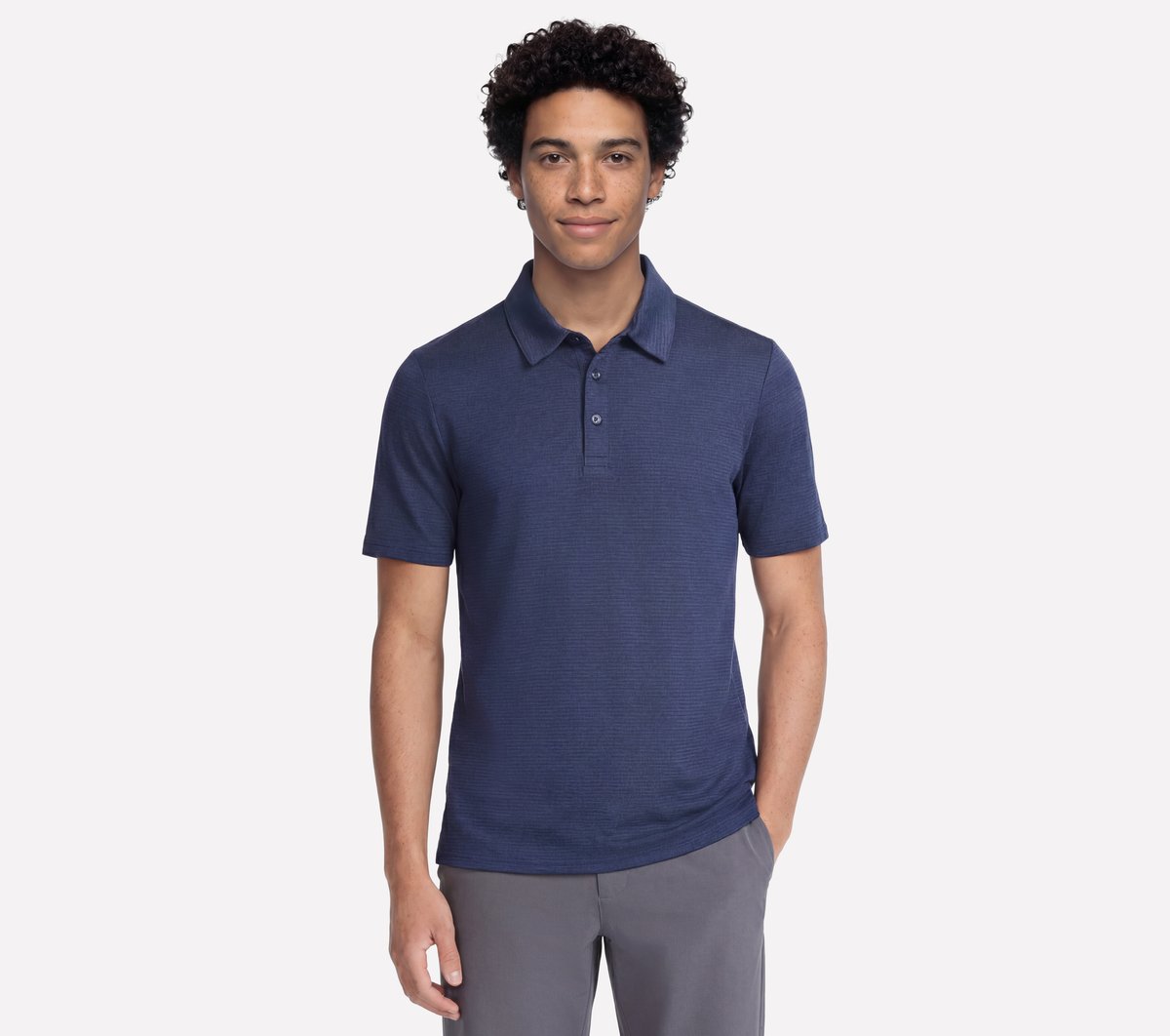 Men Skechers GO GOLF GO DRI All Day Stripe Polo
