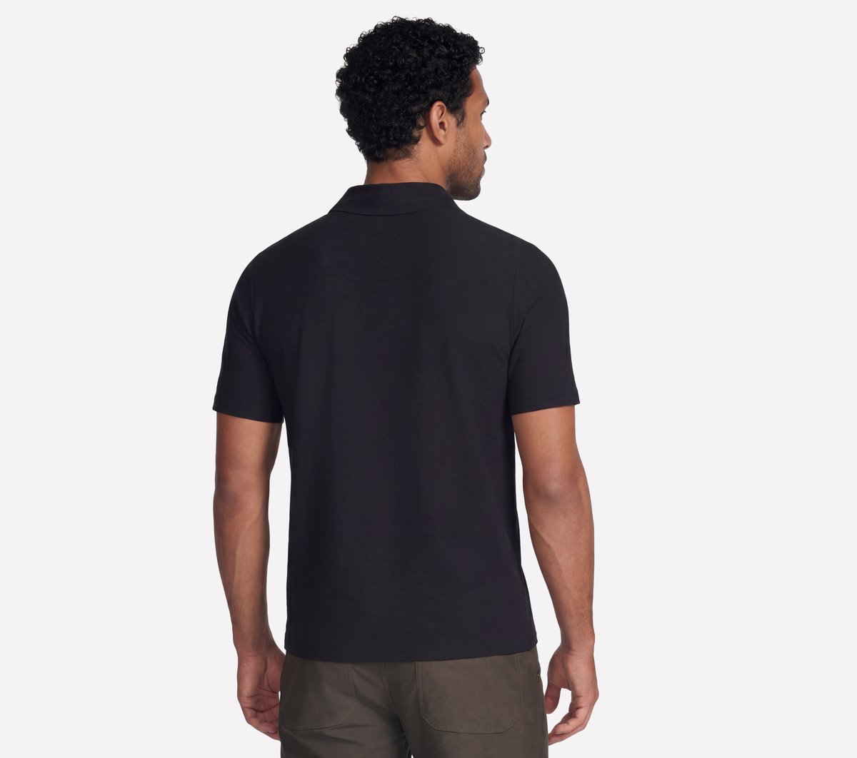 Men Skechers GO DRI All Day Solid Polo