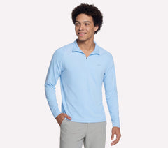 Men Skechers GO DRI All Day Performance 1/4 Zip
