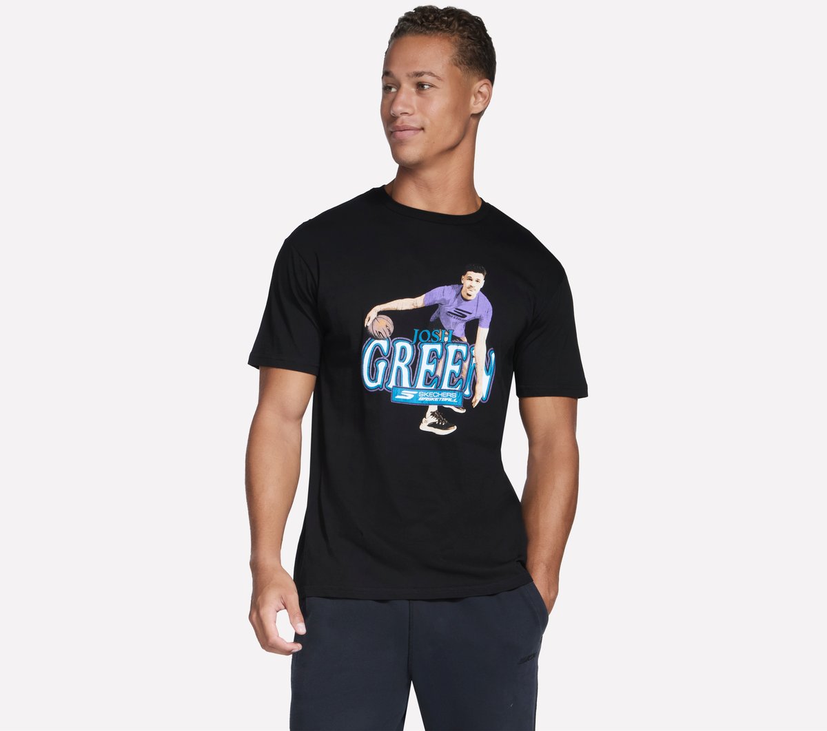 Men Skechers Basketball: Josh Tee