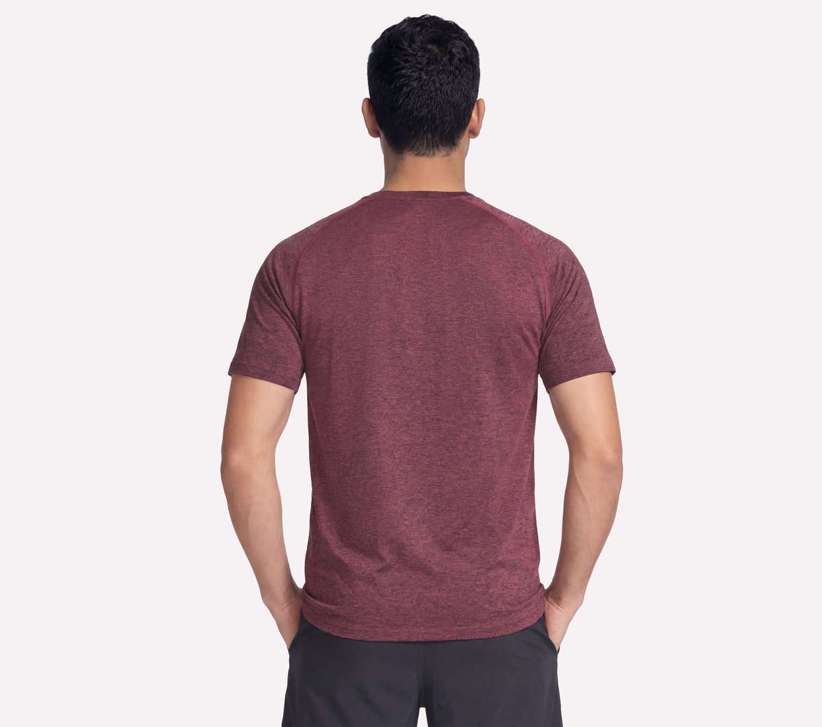 Men Skechers Raglan Seamless Tee