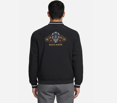 Men Skechers Dia de Muertos Bomber Jacket