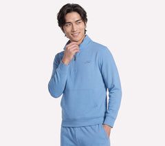 Men Skechers Weekend Easy 1/4 Zip
