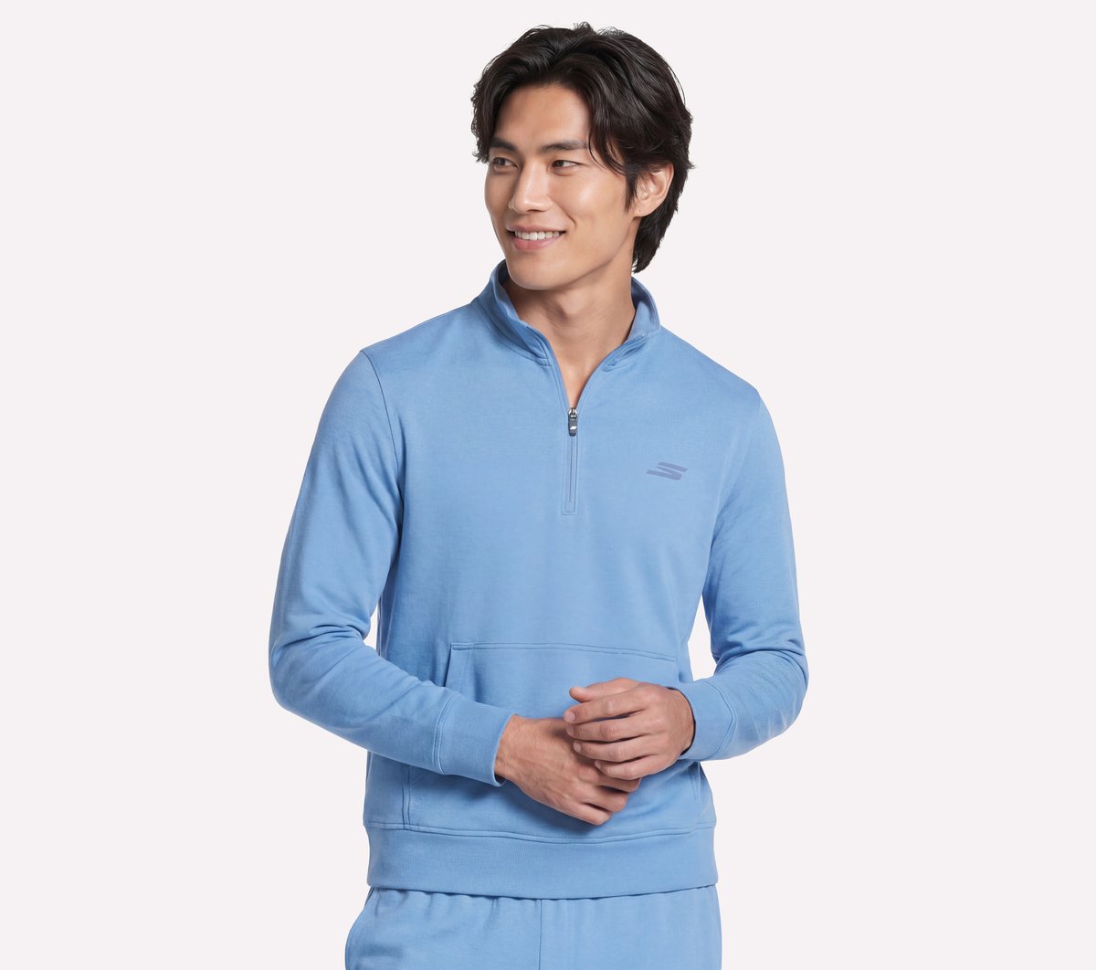 Men Skechers Weekend Easy 1/4 Zip