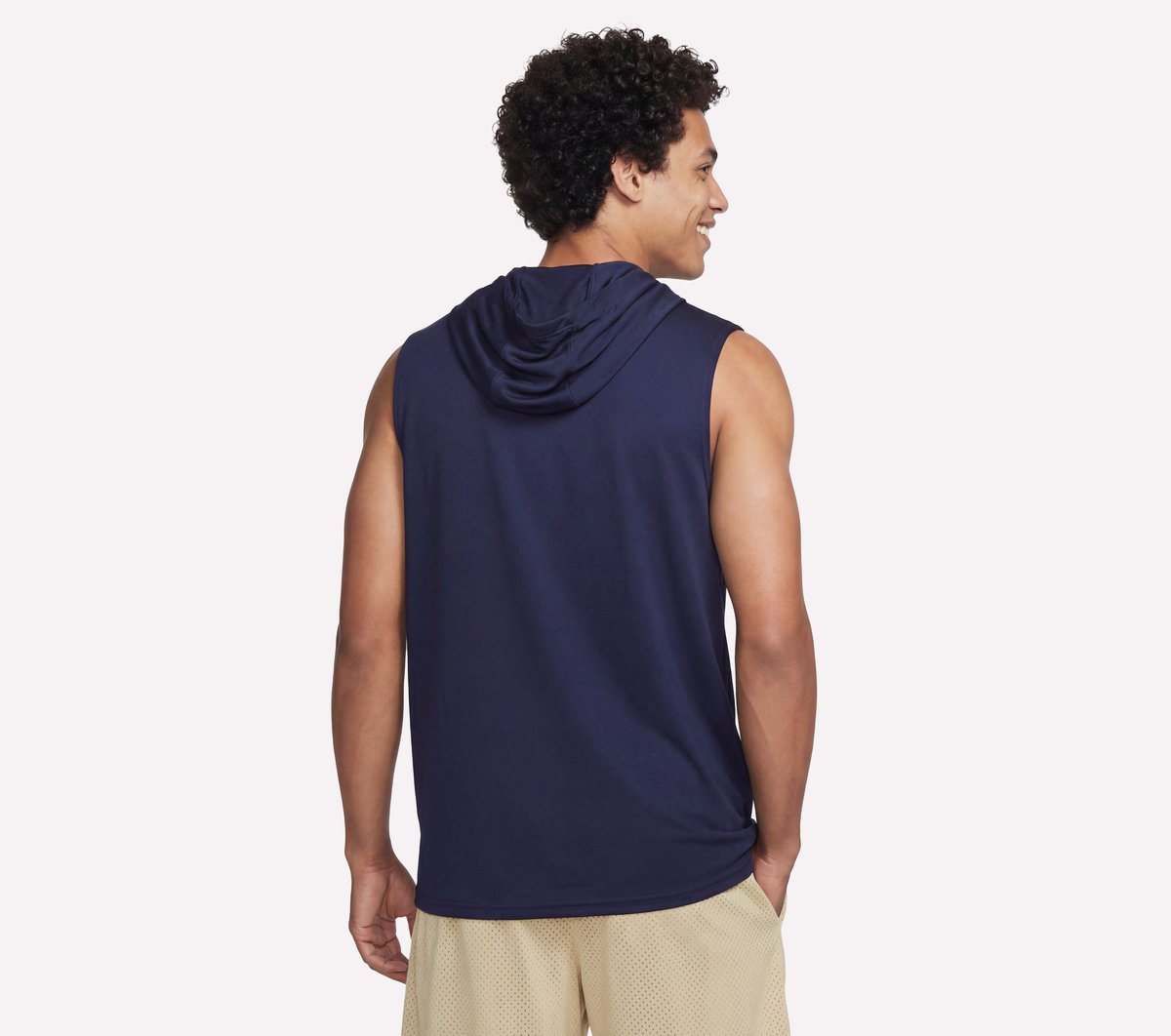 Men Skechers Hoops Sleeveless Hoodie