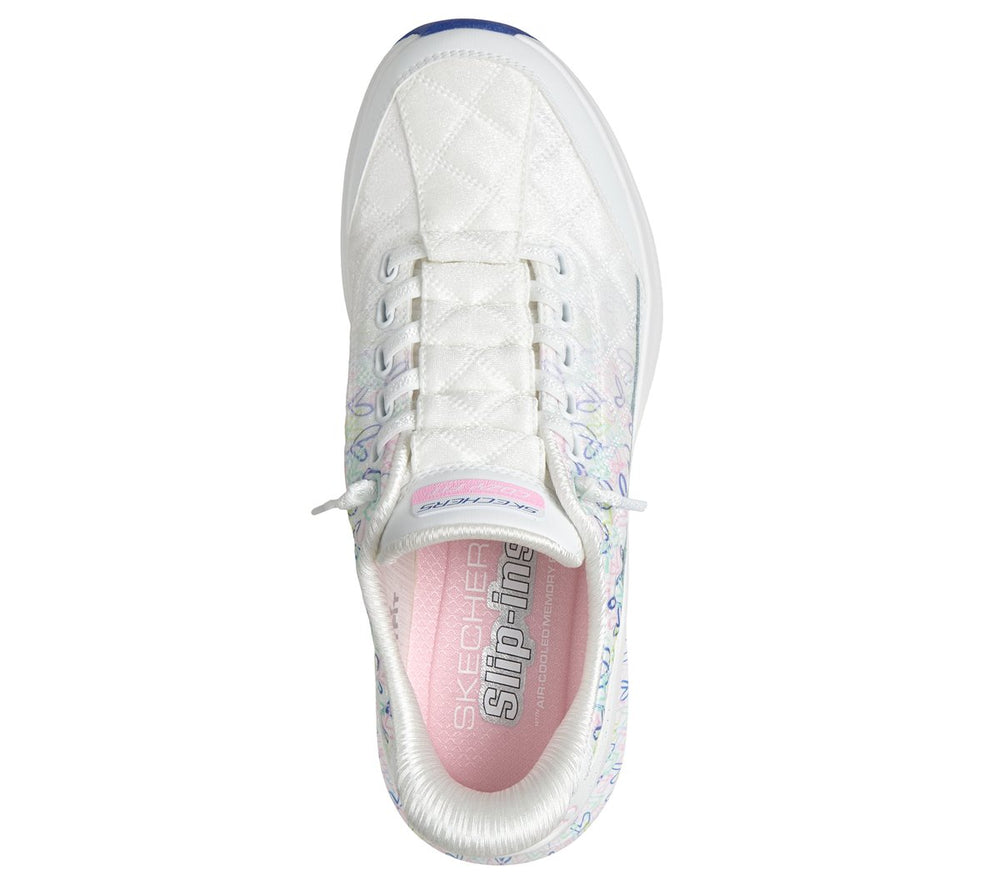 Women Skechers Slip-ins JGoldcrown: Contour Foam - Cozy Fit Love Notes