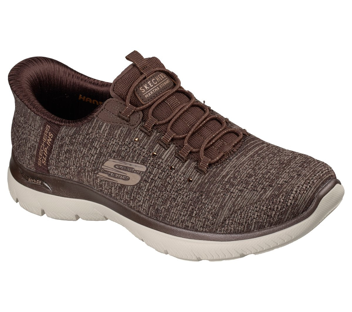 Women Skechers Martha Stewart Slip-ins: Arch Fit Summits - Soft Shimmer