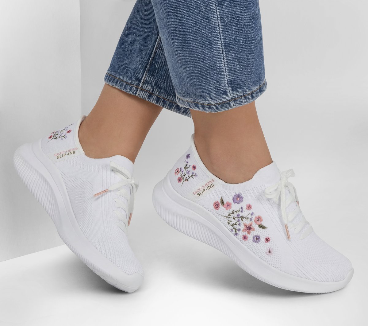 Women Skechers Slip-ins: Ultra Flex 4.0 - Sweet Petals