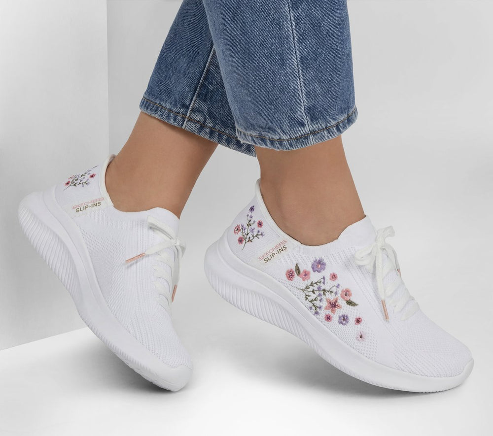 Women Skechers Slip-ins: Ultra Flex 4.0 - Sweet Petals