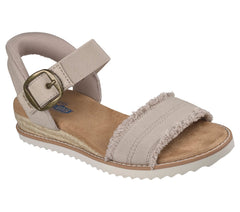 Women Skechers Slip-ins: BOBS Desert Kiss - Frayed Fun