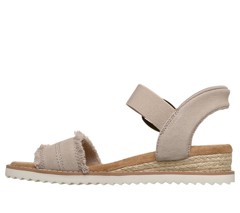 Women Skechers Slip-ins: BOBS Desert Kiss - Frayed Fun