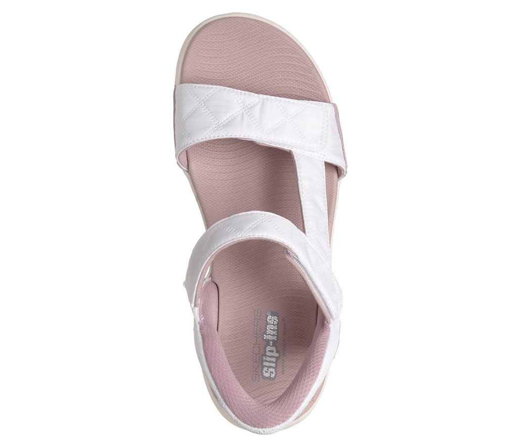 Women Skechers Slip-ins: GO WALK Glide-Step 2.0 Sandal - Cozy Fit Jada