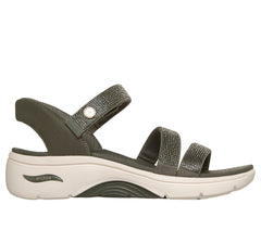 Women Skechers Slip-ins Martha Stewart: GO WALK Arch Fit 2.0 Sandal - Brilliance