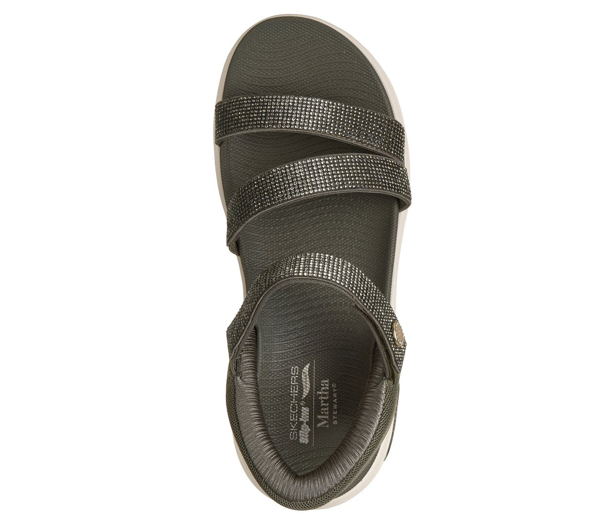 Women Skechers Slip-ins Martha Stewart: GO WALK Arch Fit 2.0 Sandal - Brilliance