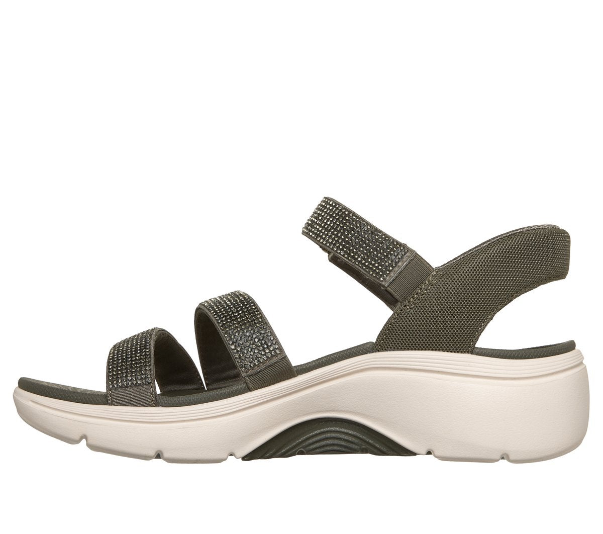 Women Skechers Slip-ins Martha Stewart: GO WALK Arch Fit 2.0 Sandal - Brilliance