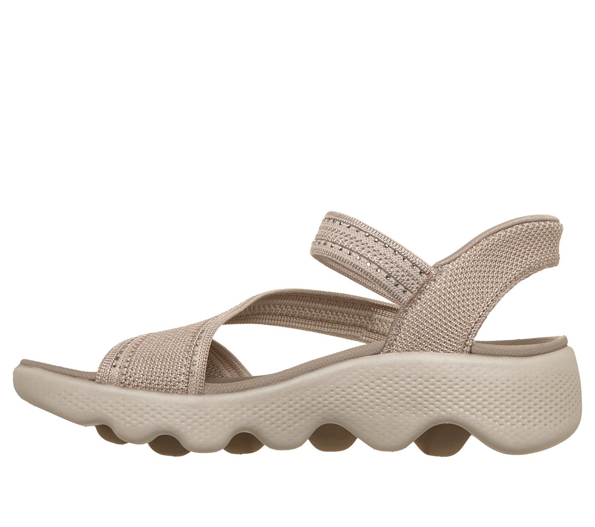 Women Skechers Slip-ins: GO WALK Massage Fit Sandal - Elise